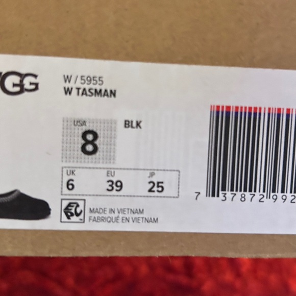 UGG Tasman Women's Slip-On Slipper - Black - Picture 3 of 4